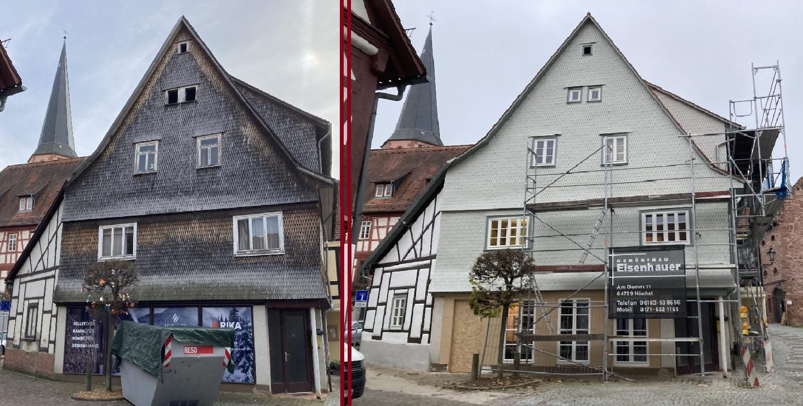 Vorher / Nacher Bilder von Schmuckers Ferienstube